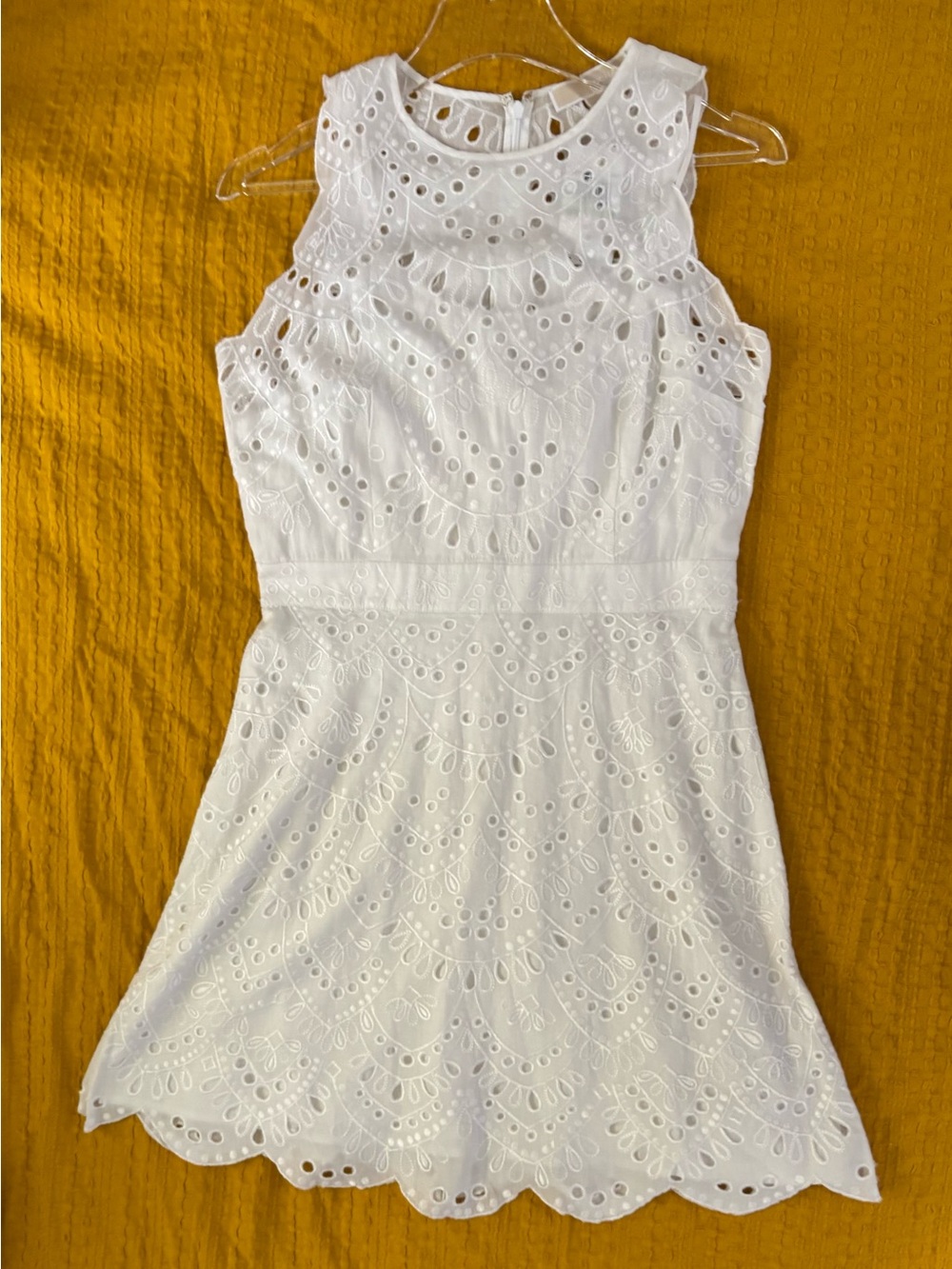Michael Kors White Eyelet Cotton Dress NWT - Picture 16 of 16